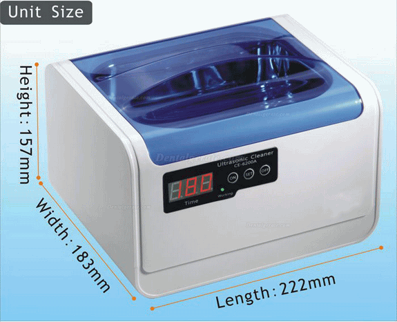 JeKen® CE-6200A Digital Ultraschallreiniger 1.4L JeKen® CE-6200A Digital Ultraschallreiniger 1.4L