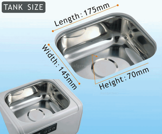 JeKen® CE-6200A Digital Ultraschallreiniger 1.4L JeKen® CE-6200A Digital Ultraschallreiniger 1.4L