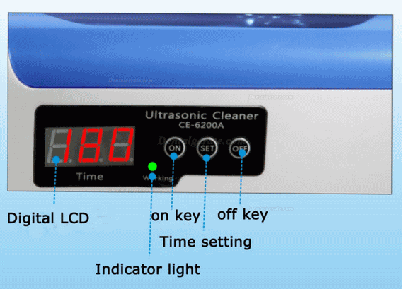 JeKen® CE-6200A Digital Ultraschallreiniger 1.4L JeKen® CE-6200A Digital Ultraschallreiniger 1.4L