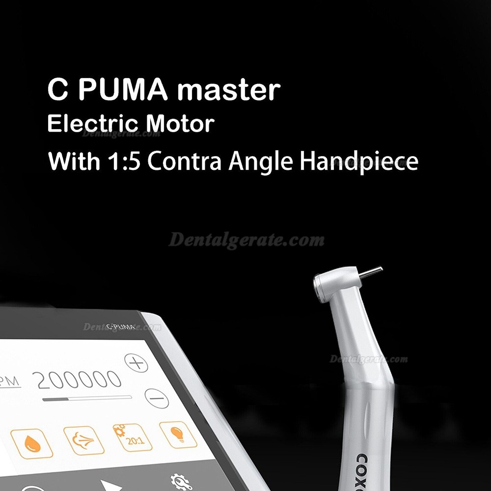 COXO C-PUMA Master Kit de endodontische motor (con contra&aacute;ngulo 1:5 + contra&aacute;ngulo endodoncia 6:1)