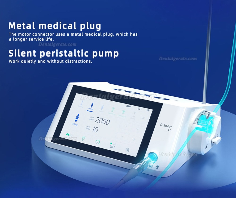 Coxo C-Sailor S1 Dental Implantatmotor,Physiodispenser mit CX235C7-3S + CX235C6-22 Winkelst&uuml;ck