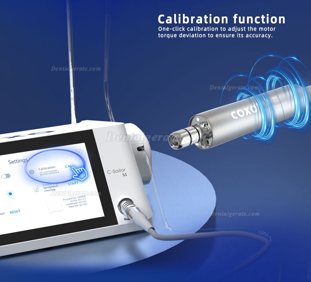 Coxo C-Sailor S1 Dental Implantatmotor,Physiodispenser mit CX235C7-3S + CX235C6-22 Winkelst&uuml;ck