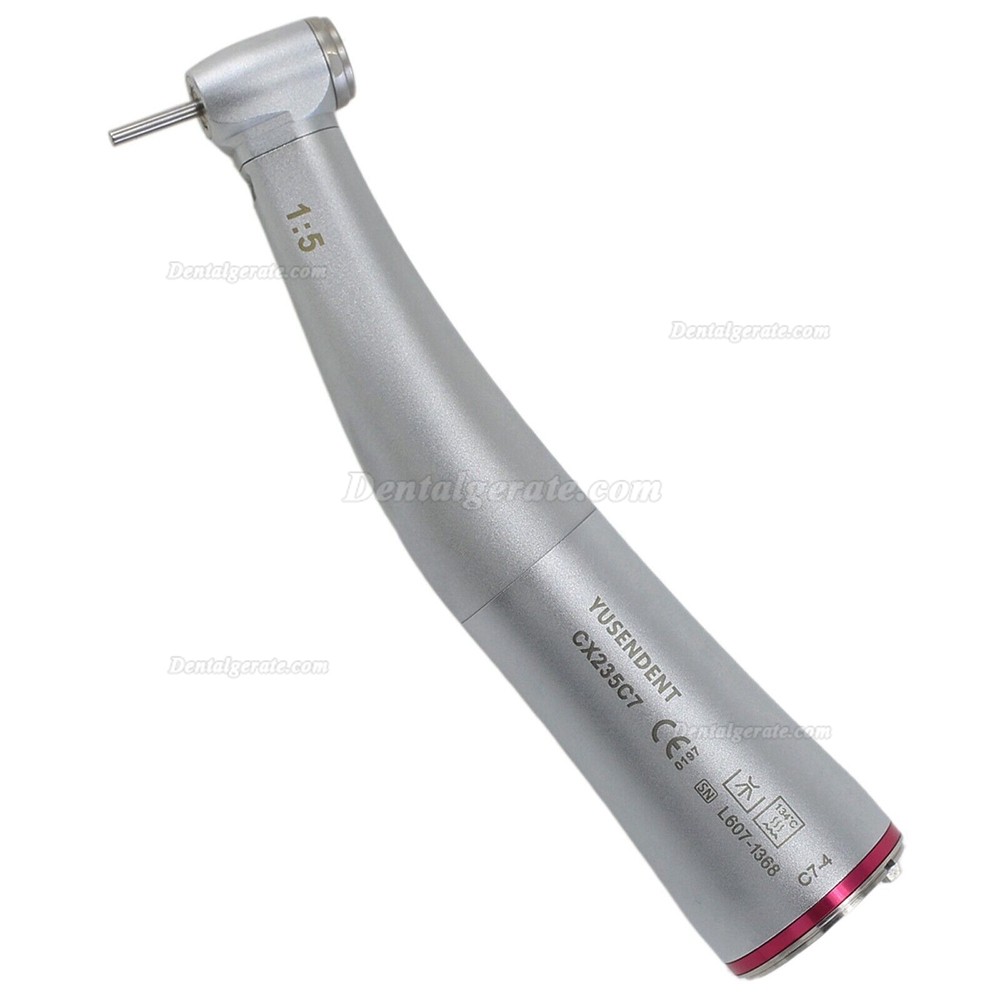 Yusendent CX235C7-4 Faseroptik 1:5 Mini Kopf Rot Winkelst&uuml;ck (Faseroptik, Innenwasser)