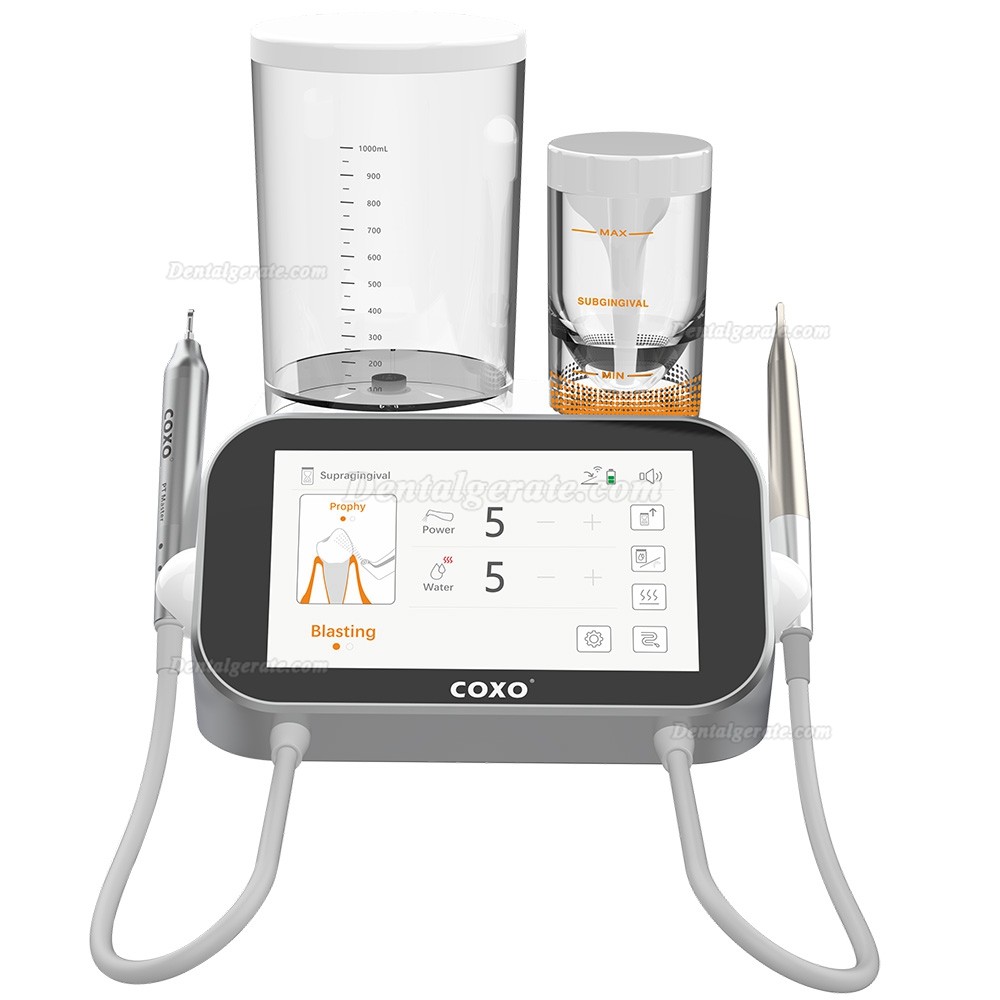 COXO PT MASTER Pulverstrahlger&auml;t Dental Luftstrompolierer + UltraschallScaler