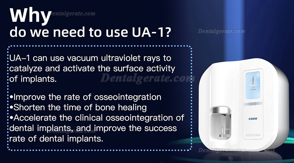 COXO UA-1 UV-Aktivator f&uuml;r Zahnimplantate, digitales Oberfl&auml;chenbearbeitungssystem f&uuml;r Implantate