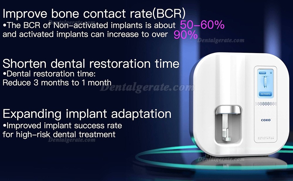 COXO UA-1 UV-Aktivator f&uuml;r Zahnimplantate, digitales Oberfl&auml;chenbearbeitungssystem f&uuml;r Implantate