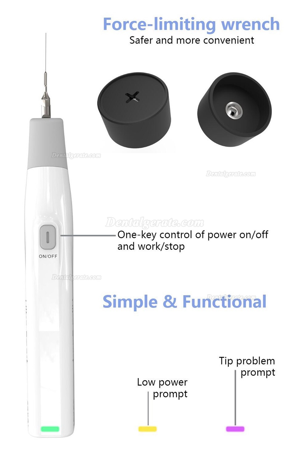 COXO Ultra Smart Ultrasonic Activator (Endo Activator Handst&uuml;ck)
