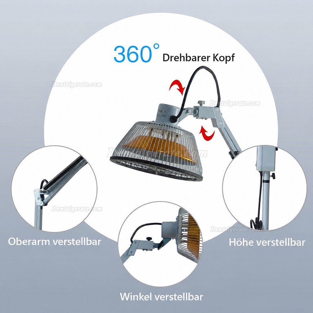 Bozhihan CQ-29 TDP Lampe Infrarotlampe W&auml;rmelampe zur Schmerzlinderung, medizinische W&auml;rmelampe