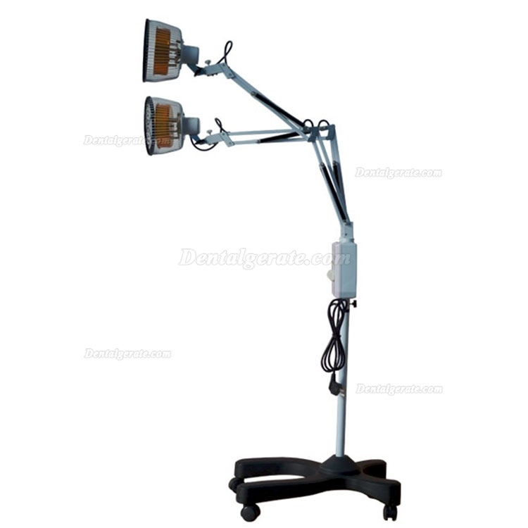 Bozhihan CQ-26 TDP Lampe Doppelkopf TDP Mineral Heat Lampe Fern Therapie Licht mit Dual-Heizplatte