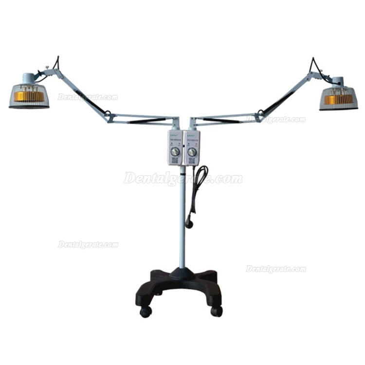 Bozhihan CQ-26 TDP Lampe Doppelkopf TDP Mineral Heat Lampe Fern Therapie Licht mit Dual-Heizplatte