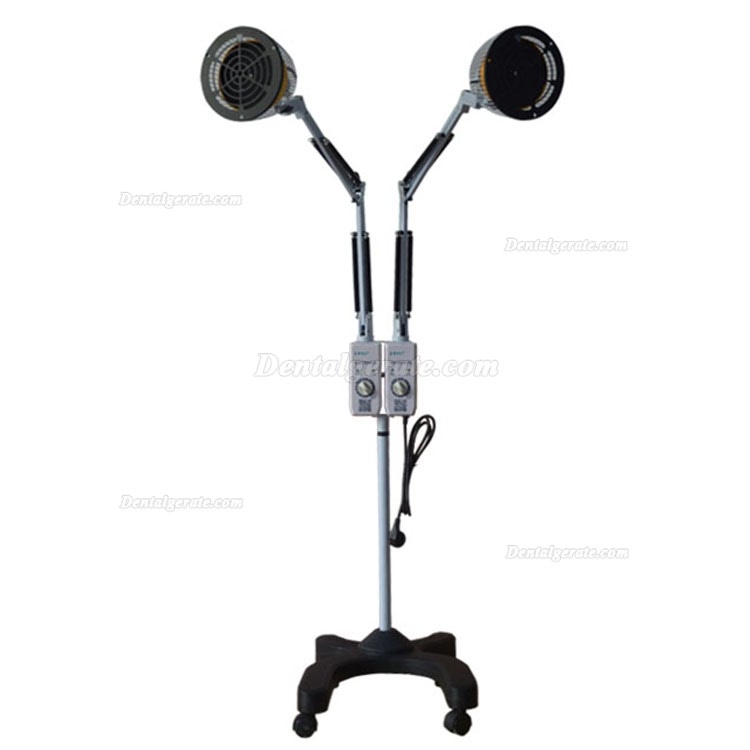 Bozhihan CQ-26 TDP Lampe Doppelkopf TDP Mineral Heat Lampe Fern Therapie Licht mit Dual-Heizplatte
