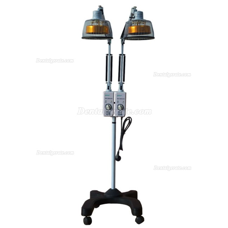 Bozhihan CQ-26 TDP Lampe Doppelkopf TDP Mineral Heat Lampe Fern Therapie Licht mit Dual-Heizplatte