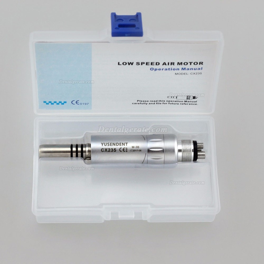 YUSENDENT Innerer Wasser langsamer zahnmedizinischer Luftmotor-Handst&uuml;ck CX235-3B 4-Loch