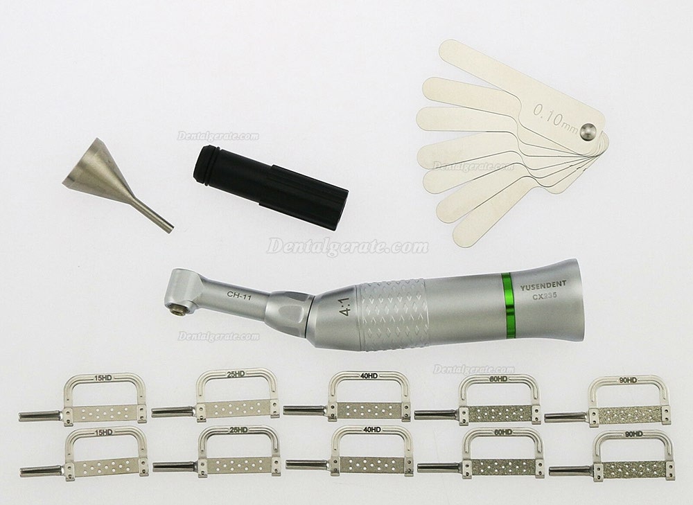 Yusendent Dental Kieferorthop&auml;dische IPR Kit Interproximale Schmelzreduktion 4:1 Set Streifen EVA