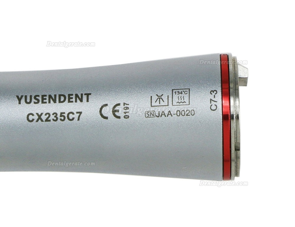 YUSENDENT CX235 C7-3 45° Zahnarzt Rotes Winkelstück 1:4.2 Handstück YUSENDENT CX235 C7-3 45° Zahnarzt Rotes Winkelstück 1:4.2 Handstück