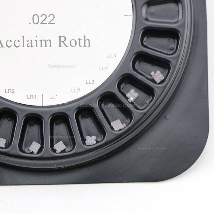 5 Packung/100 St&uuml;cke Dental Kieferorthop&auml;dische Keramik Brackets St&auml;nder Mini Roth 022 3 4 5 Haken