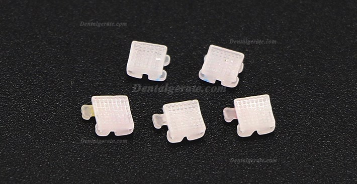5 Packung/100 St&uuml;cke Dental Kieferorthop&auml;dische Keramik Brackets St&auml;nder Mini Roth 022 3 4 5 Haken
