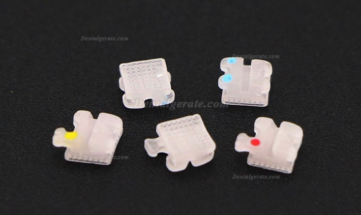 5 Packung/100 St&uuml;cke Dental Kieferorthop&auml;dische Keramik Brackets St&auml;nder Mini Roth 022 3 4 5 Haken