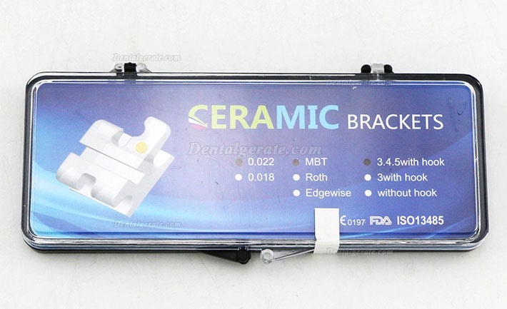 5 Packungen/20 St&uuml;cke Kieferorthop&auml;dische Keramik Bracket St&auml;nder MBT 022 345 Haken