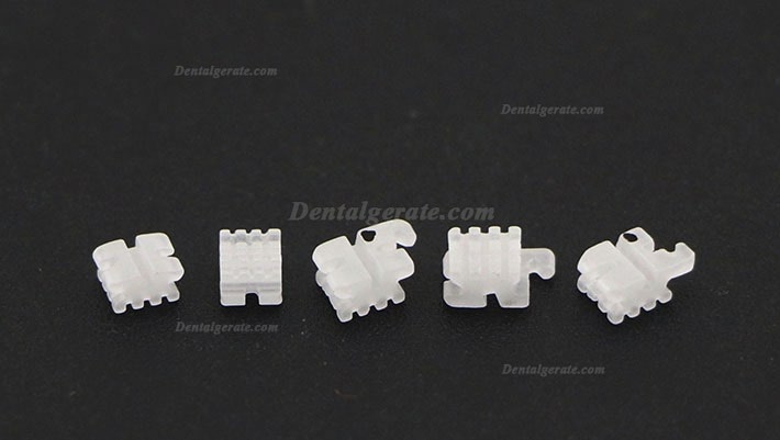 5 Packungen/20 St&uuml;cke Kieferorthop&auml;dische Keramik Bracket St&auml;nder MBT 022 345 Haken