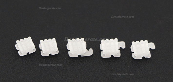 5 Packungen/20 St&uuml;cke Kieferorthop&auml;dische Keramik Bracket St&auml;nder MBT 022 345 Haken