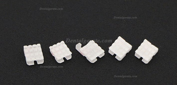 5 Packungen/20 St&uuml;cke Dental Kieferorthop&auml;dische Keramik Bracket St&auml;nder MBT 022 3 Haken