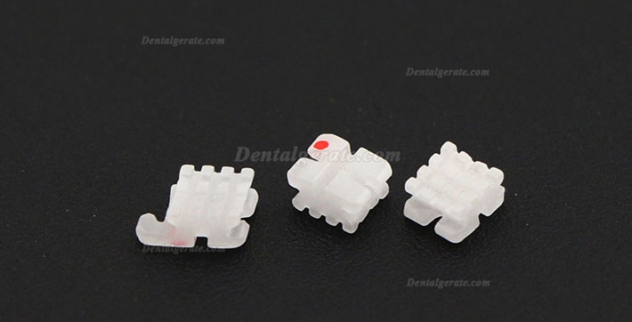 5 Packungen/20 St&uuml;cke Dental Kieferorthop&auml;dische Keramik Bracket St&auml;nder MBT 022 3 Haken