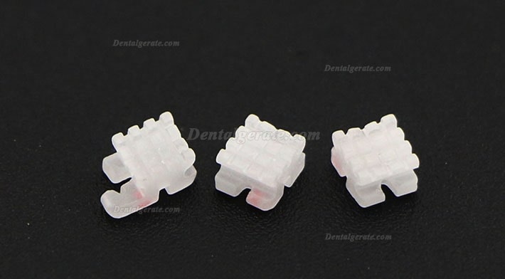 5 Packungen/20 St&uuml;cke Dental Kieferorthop&auml;dische Keramik Bracket St&auml;nder MBT 022 3 Haken