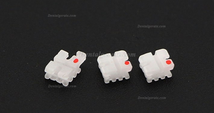 5 Packungen/20 St&uuml;cke Dental Kieferorthop&auml;dische Keramik Bracket St&auml;nder MBT 022 3 Haken