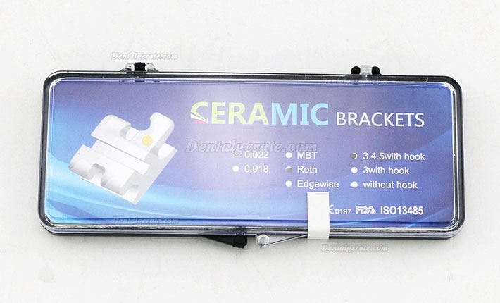 5 Packungen/20 St&uuml;cke Dental Kieferorthop&auml;dische Keramik Bracket St&auml;nder ROTH 022 345 Haken