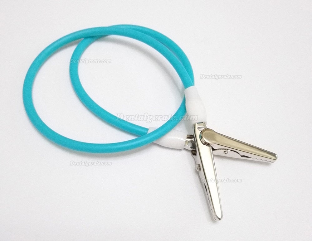 L&auml;tzchen Clips Flexible Kette Serviettenhalter Baby Silikon Patienten Krokodil Clip
