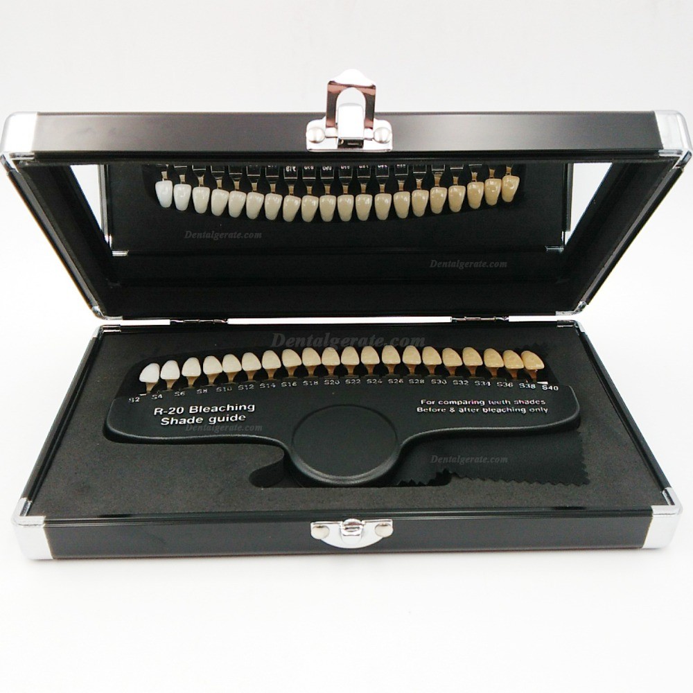 20 Farben Zahnfarbe Farbring f&uuml;r Dentalkeramik (zahnfarbskala)
