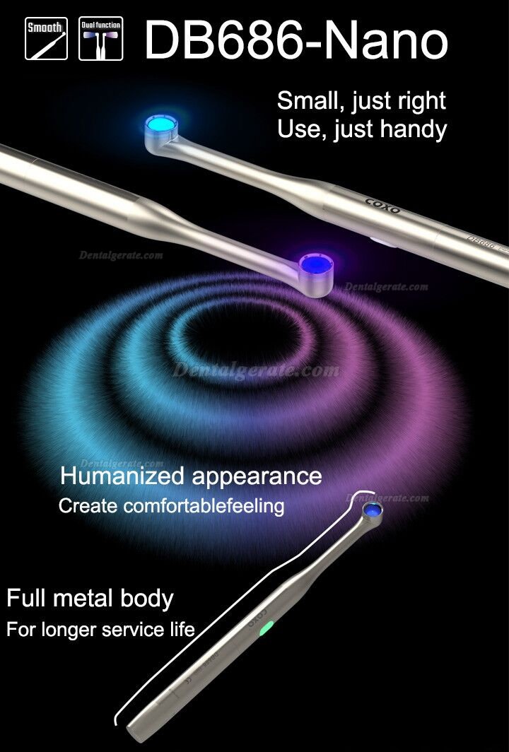 YUSENDNET DB686 NANO LED Polymerisationslampe Kabellos mit Karieserkennungsfunktion YUSENDNET DB686 NANO LED Polymerisationslampe Kabellos mit Karieserkennungsfunktion