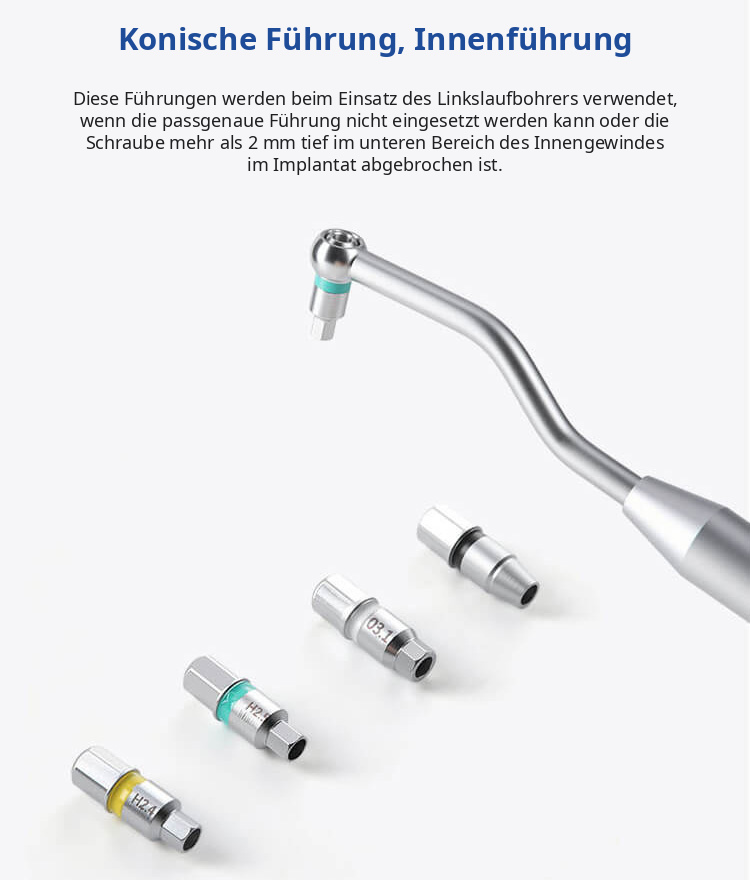 HLY Dental Universelles Extraktionsset für Abgebrochene Schrauben HLY Dental Universelles Extraktionsset für Abgebrochene Schrauben