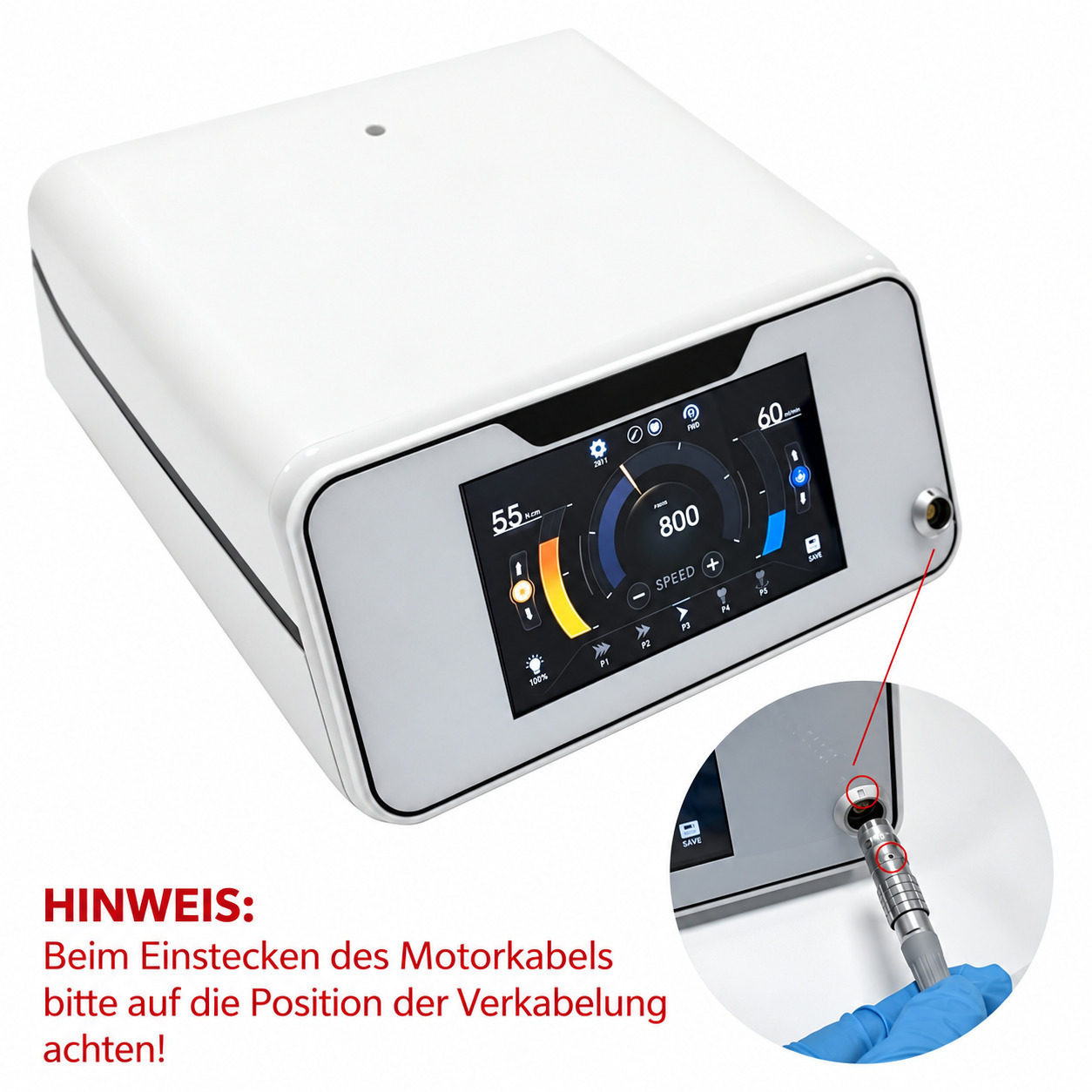 Dental Implantatmotor,Physiodispenser AI-Implant II mit Touchscreen