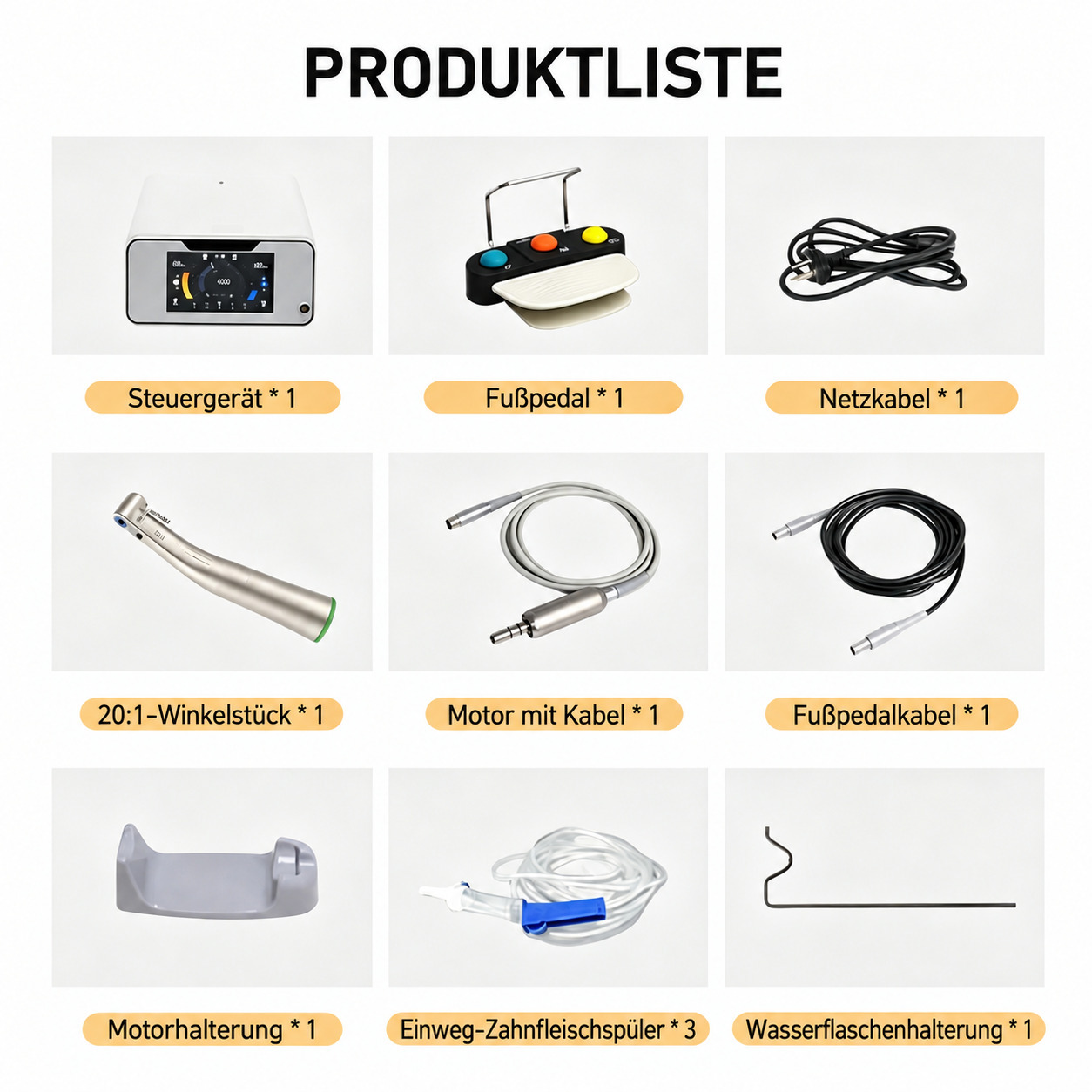 Dental Implantatmotor,Physiodispenser AI-Implant II mit Touchscreen