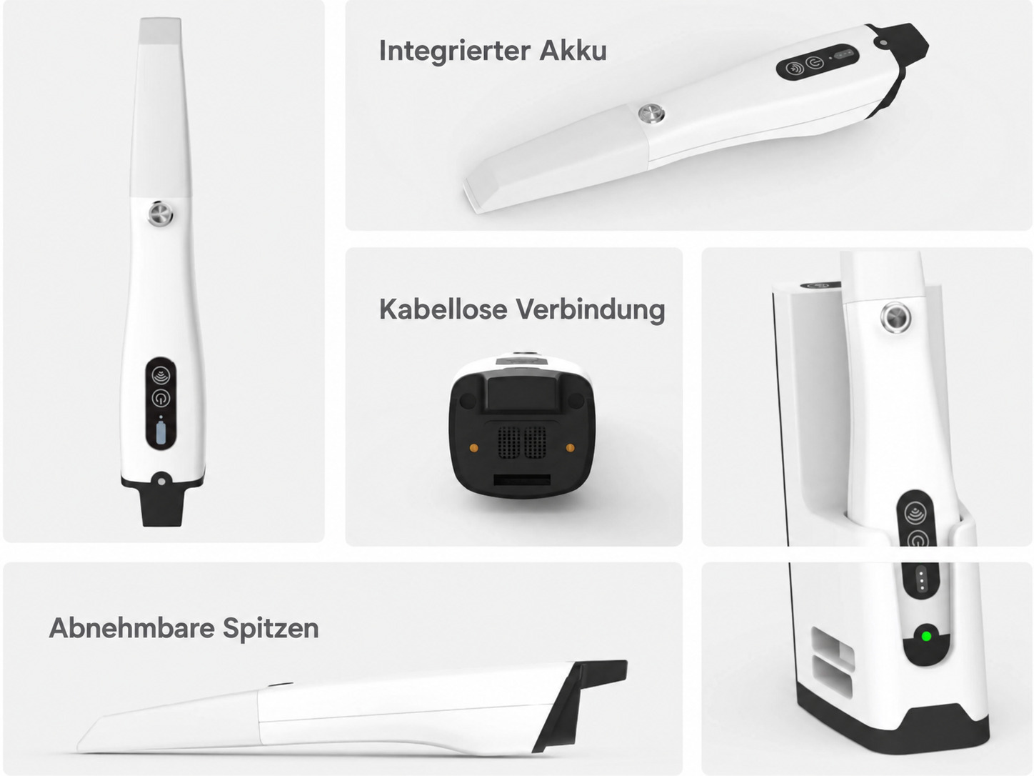 Panda P4 Kabelloser Intraoralscanner mit 6 Scannerspitzen