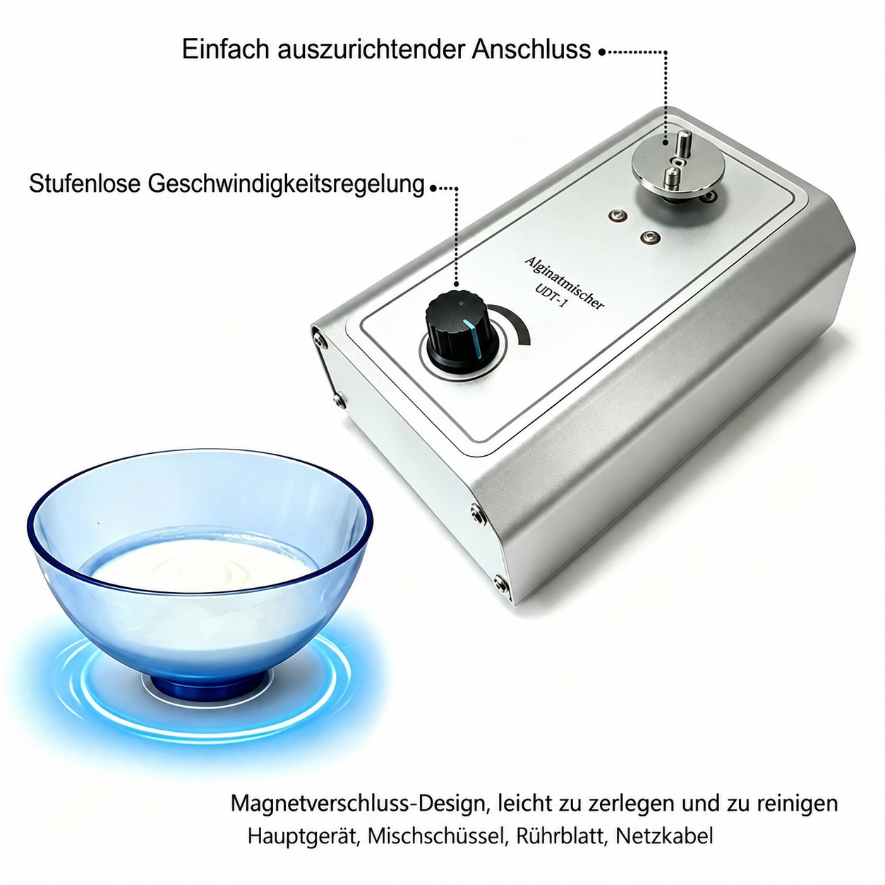 LZ LZ-1 Digitale Dental Alginatmischer zum Anmischen von Alginat- und Silikon-Abformmaterialien