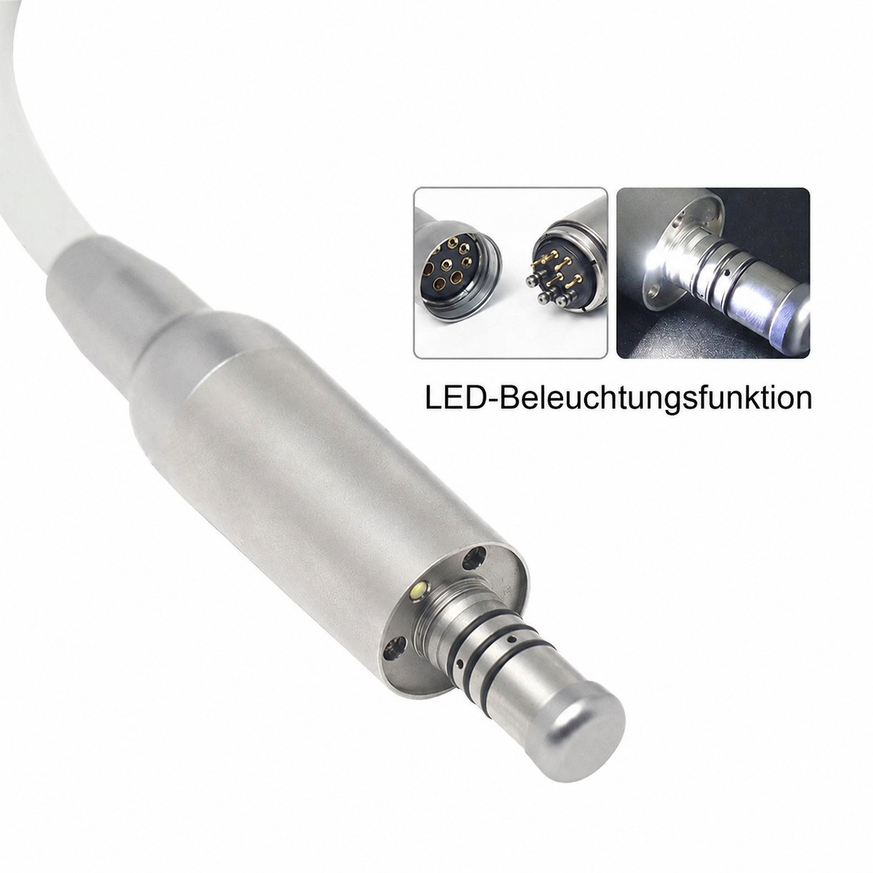 Zahn&auml;rztlicher Einbau-Mikromotor mit b&uuml;rstenlosem Motor, Touchscreen und LED-Beleuchtung