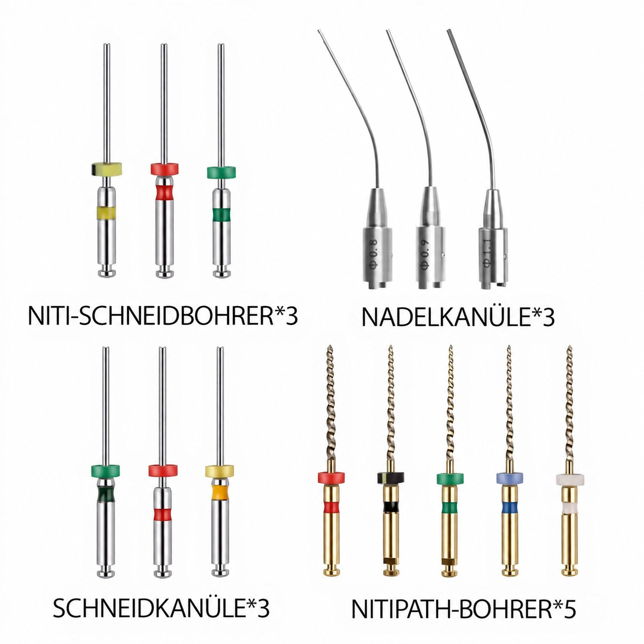 EndoRescue Set (System zur Entfernung frakturierter Wurzelkanalfeilen)