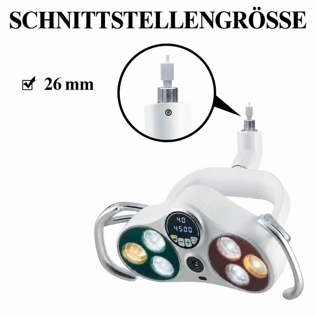 KY KY-P183 Zahn&auml;rztliche LED-Behandlungsleuchte /OP-Lampen (26 mm) mit kabelloser videokamera
