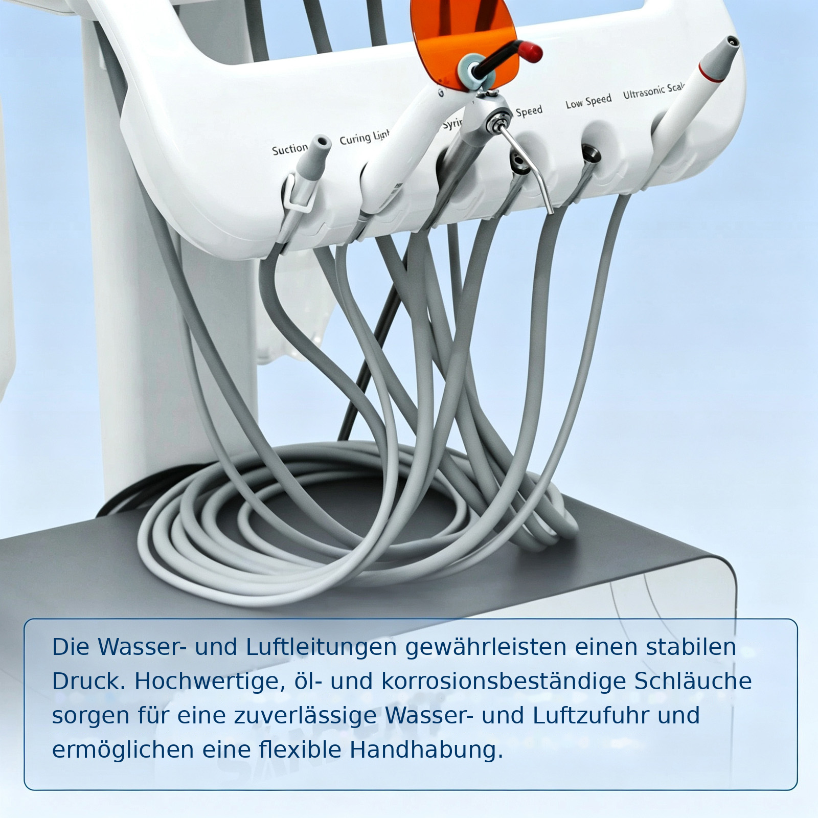 ANZHI AZ-AP302D zahn&auml;rztliche mobile Behandlungseinheit mit integriertem Kompressor