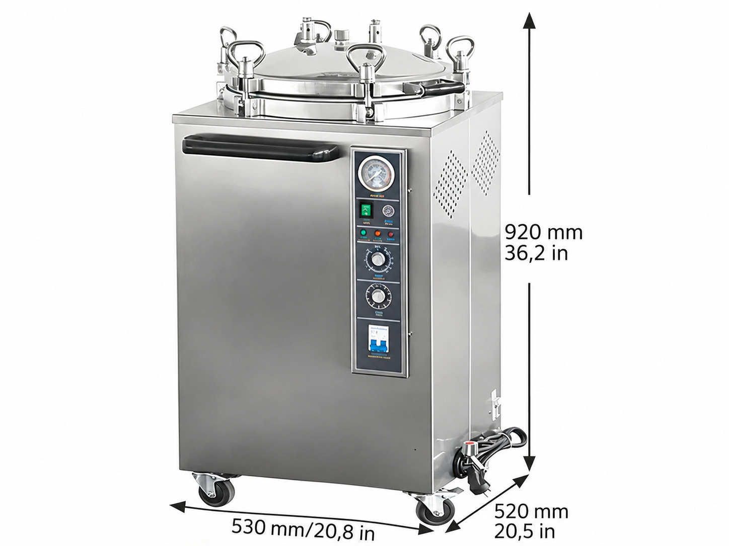 Standautoklav Dampfsterilisator Zahnärztlicher 35 l/50 l/75 l/100 l Standautoklav Dampfsterilisator Zahnärztlicher 35 l/50 l/75 l/100 l