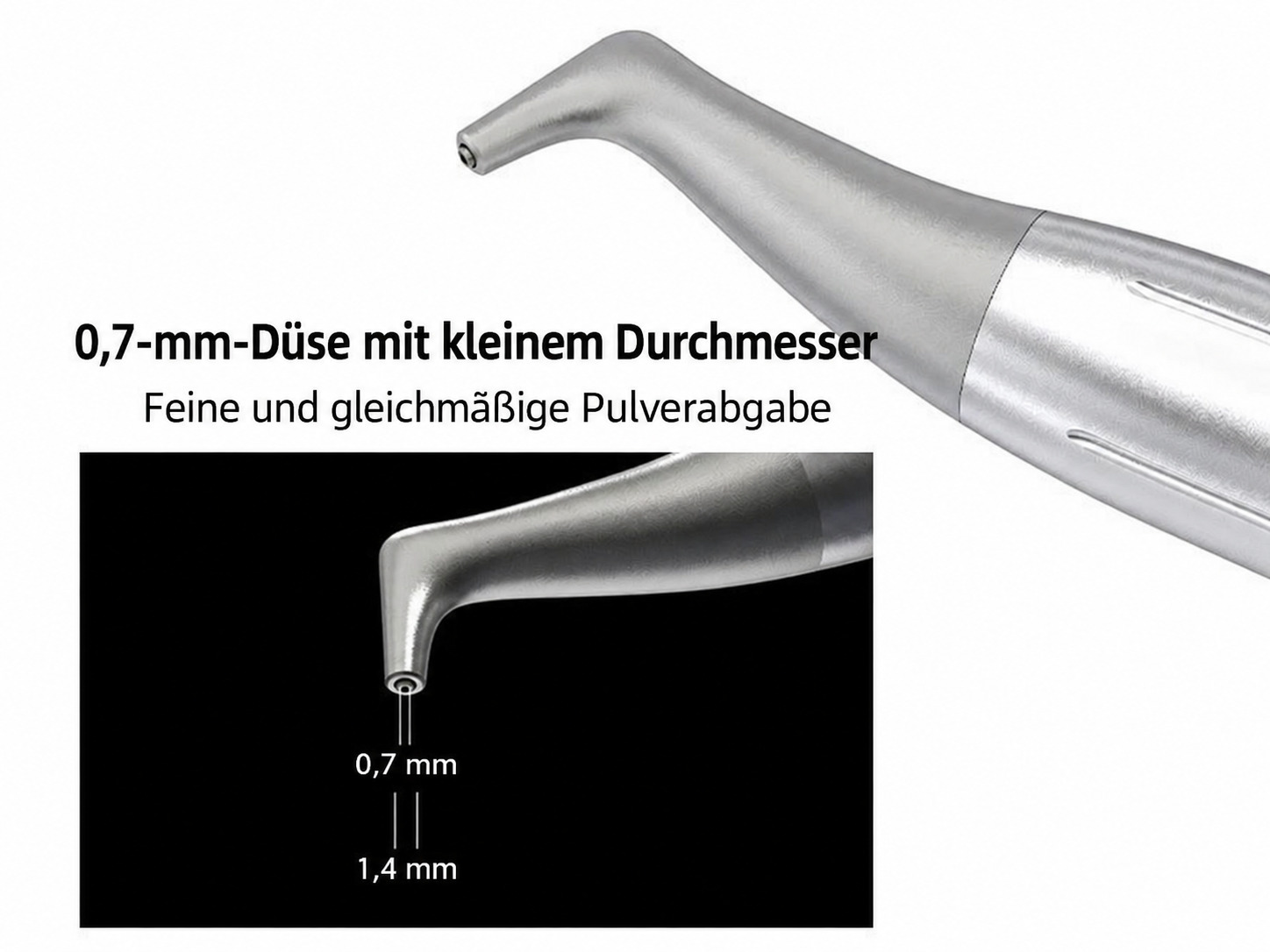 Dentale pulverstrahler / airflow pulverstrahlger&auml;t zahnarzt 2/4-Loch
