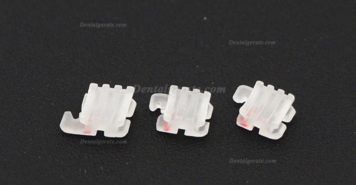 Dental Kieferorthop&auml;dische Keramik Brackets St&auml;nder Slot Roth 022 345 Haken