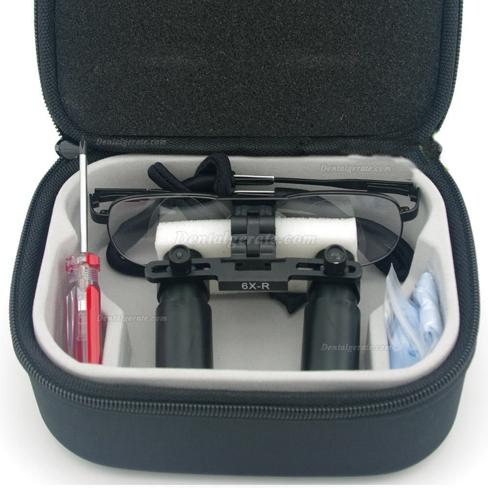 6.0X Dental Binokularlupen Medizinische Lupenbrille Zahnarzt Lupe Metallrahmen Ymarda DM600 6.0X Dental Binokularlupen Medizinische Lupenbrille Zahnarzt Lupe Metallrahmen Ymarda DM600