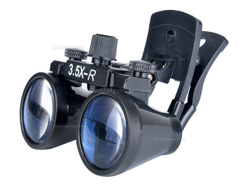3.5 x 420 mm Dental Chirurgischer Medizinisch Fernglas Clip Lupen DY-110 Kopf Lupe w/Wechselrahmen