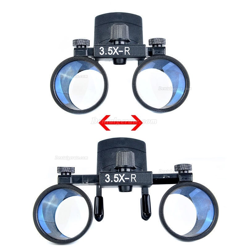 3.5 x 420 mm Dental Chirurgischer Medizinisch Fernglas Clip Lupen DY-110 Kopf Lupe w/Wechselrahmen