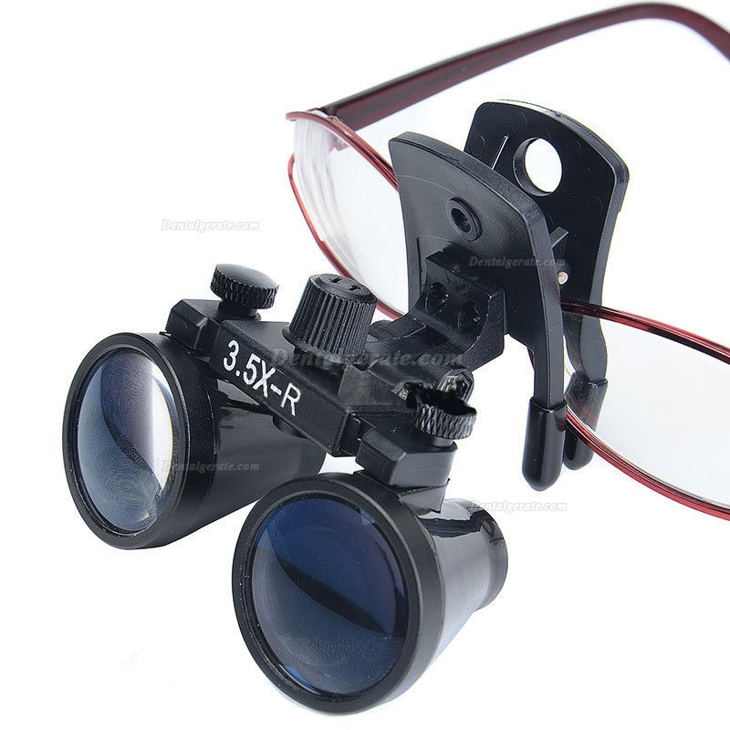 3.5 x 420 mm Dental Chirurgischer Medizinisch Fernglas Clip Lupen DY-110 Kopf Lupe w/Wechselrahmen