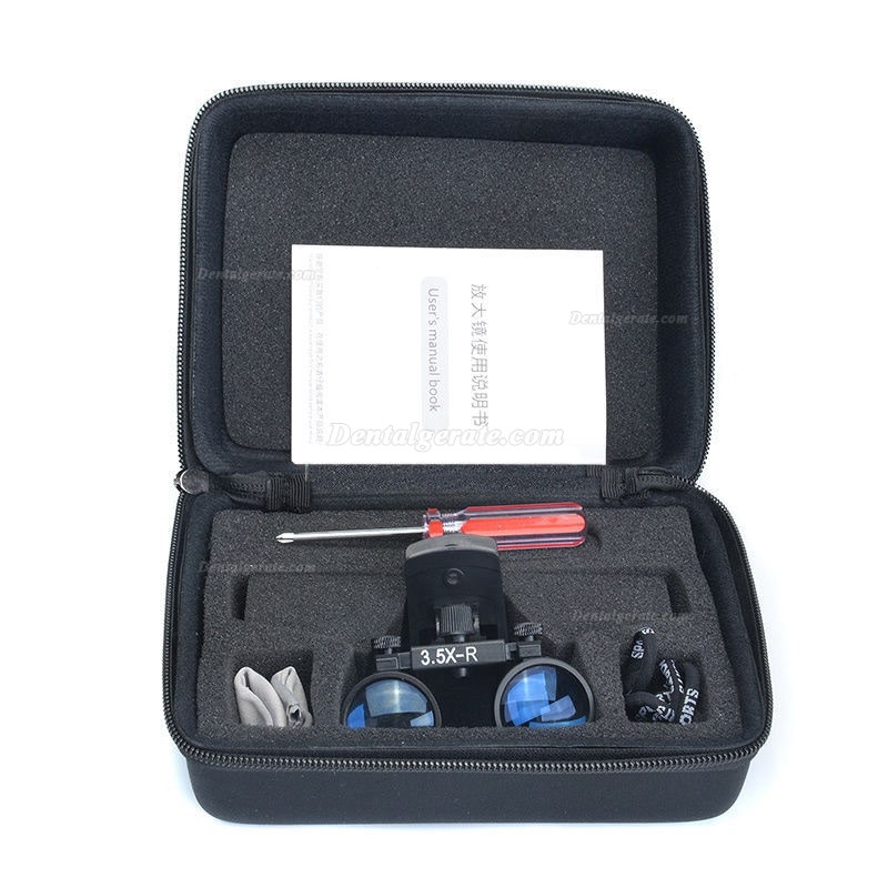 3.5 x 420 mm Dental Chirurgischer Medizinisch Fernglas Clip Lupen DY-110 Kopf Lupe w/Wechselrahmen